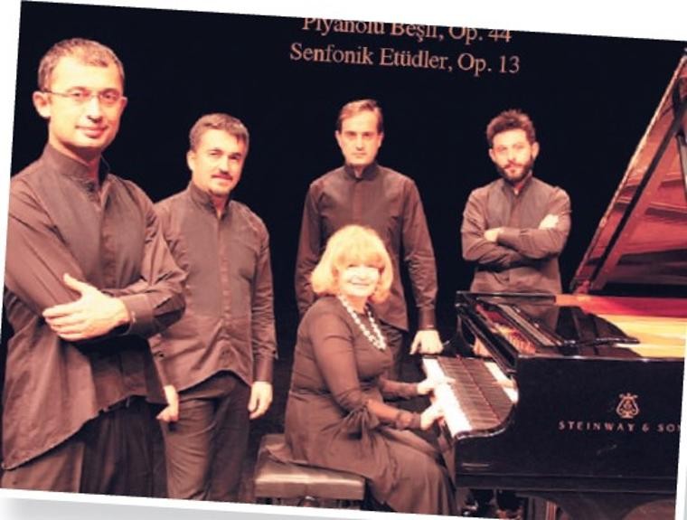 İdil Biret ve Borusan Quartet aynı sahnede