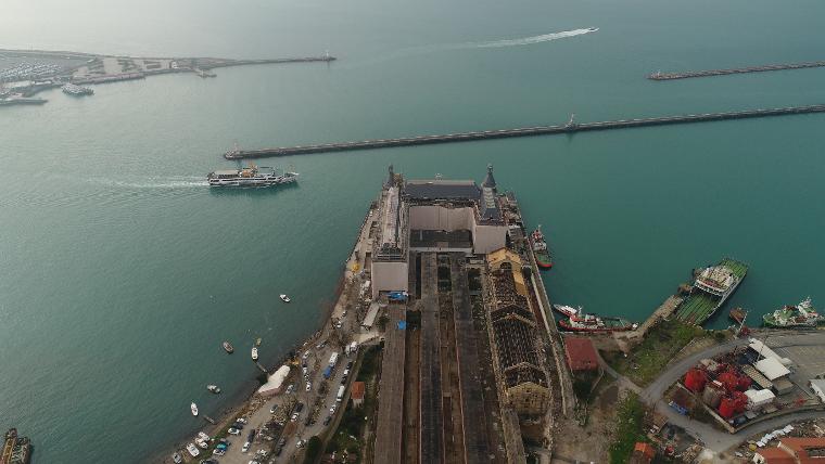 Haydarpaşa Garı'nın çatı restorasyonu tamamen bitti