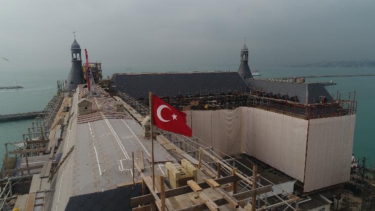 Haydarpaşa Garı'nın çatı restorasyonu tamamen bitti