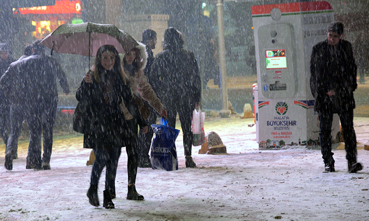 Malatya'da eğitime kar engeli