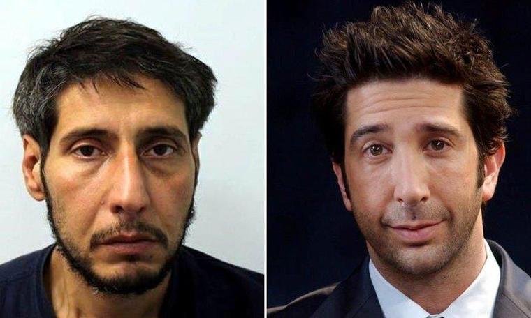 Friends yıldızı David Schwimmer'a benzeyen zanlı gözaltında