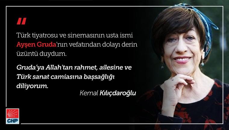 Ayşen Gruda'nın ardından... "Büyük bir ustayı kaybettik"