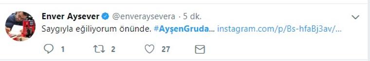 Ayşen Gruda'nın ardından... "Büyük bir ustayı kaybettik"