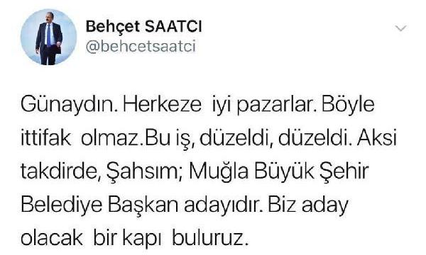 İYİ Parti'li Belediye Başkanı'nda 'ittifak' tepkisi