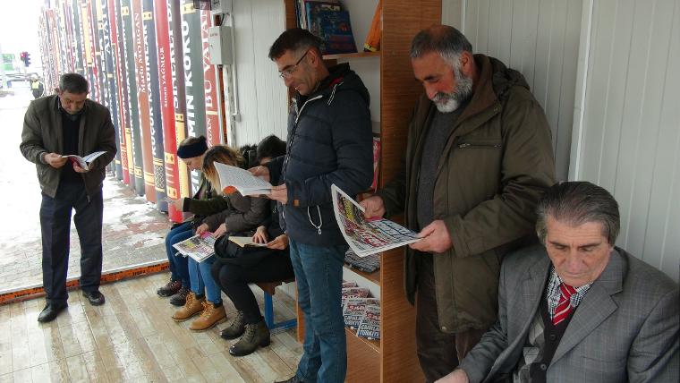 Tunceli'de klimalı otobüs durakları kuruldu