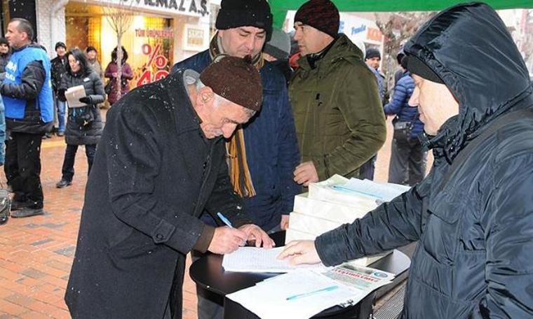 Tank Palet Fabrikası için imza kampanyası