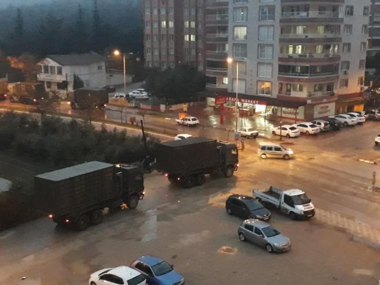 Hatay’dan Urfa sınırına mühimmat sevkiyatı