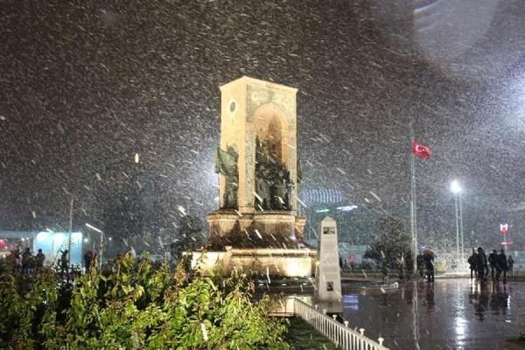 İstanbul'da kar yağışı etkili oluyor (07.01.2019)