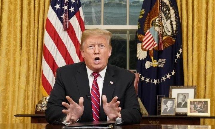 Trump'tan Demokratlara çağrı: Meksika duvarını engellemeyin, kriz bitsin