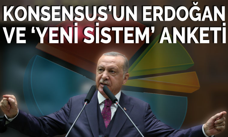 Konsensus’un Erdoğan ve yeni sistem anketi