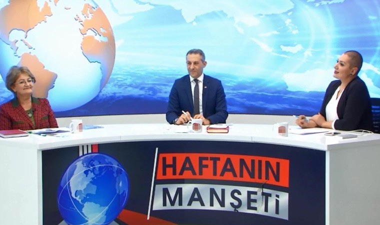 Kanseri yenen sunucu, TV programına peruksuz çıktı