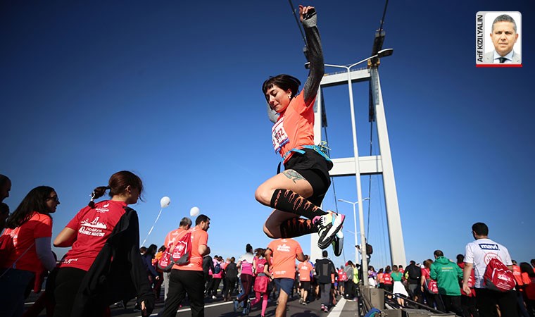 Maratonda ‘Atatürk’ rüzgârı