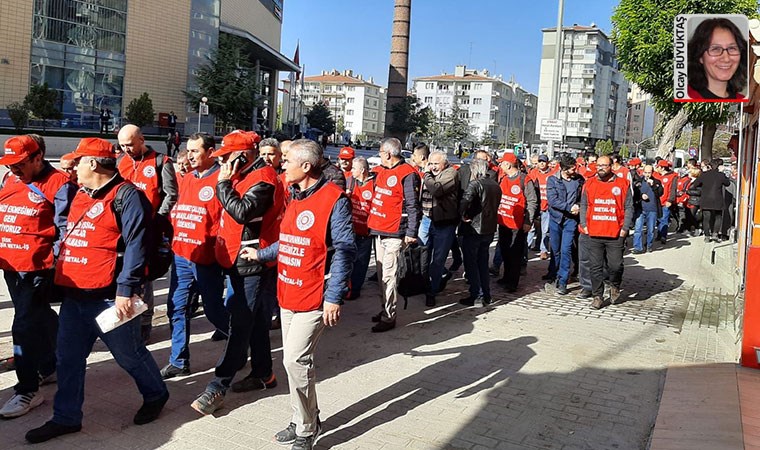 Birleşik Metal İş üyesi 500 emekçinin hakları için üç ilden yürüyüş başladı