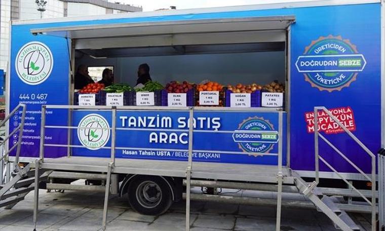 İstanbul'daki ilk tanzim satış noktası açıldı