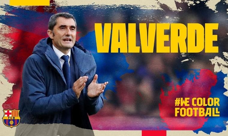 Barcelona, Valverde'nin sözleşmesini uzattı