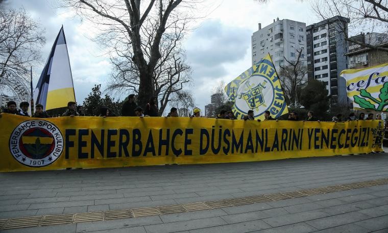 Fenerbahçelilerden TFF'ye protesto (16.02.2019)