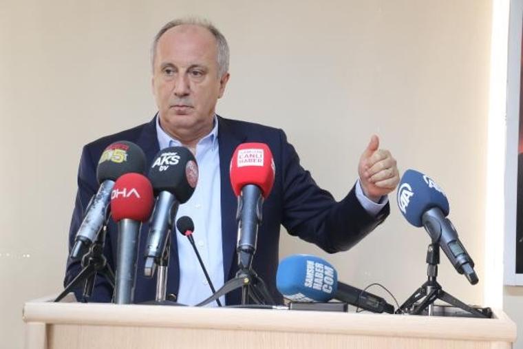 Muharrem İnce'den Erdoğan'a eleştiri: Dünya lideri olacağım' derken, manav olmuşsun