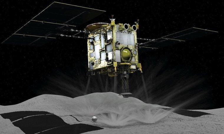 Japon uzay aracı Hayabusa-2, 280 milyon kilometre uzaklıktaki göktaşına indi