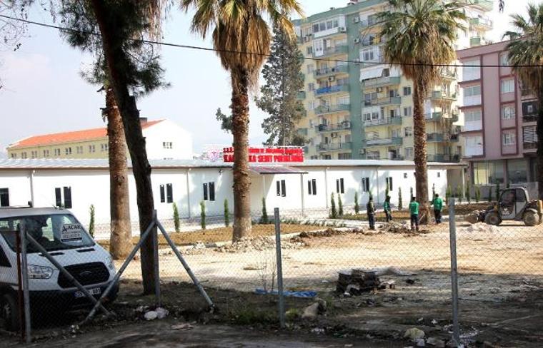 Devlet hastanesi gitti prefabrik poliklinik geldi