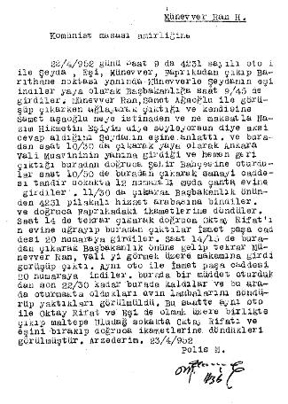 İlk defa gün yüzüne çıkan belgeler! Nazım Hikmet'in bebeği bile polis takibinde