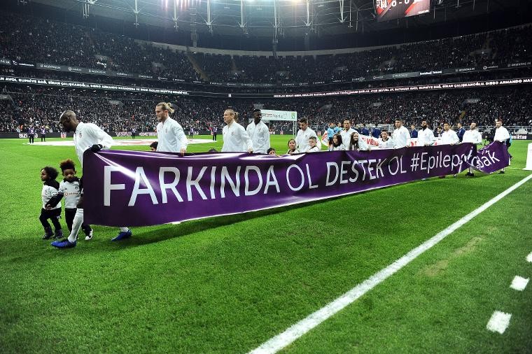 Beşiktaş epilepsiye dikkat çekti