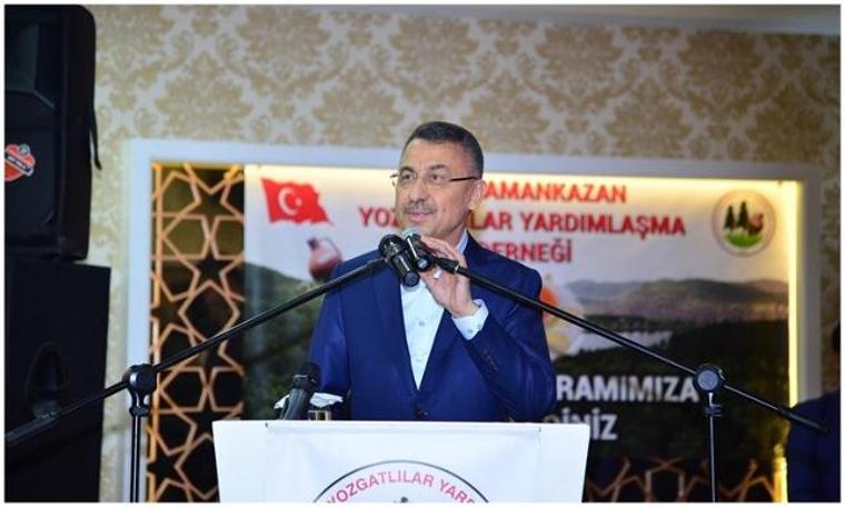 Cumhurbaşkanı yardımcısı Oktay 'yatırımlar devam edecek' dedi ve oy istedi