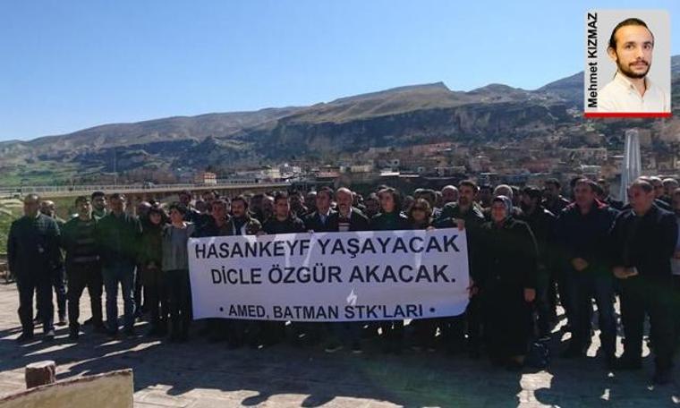 Sivil Toplum Örgütleri, AİHM kararını Hasankeyf'te protesto etti