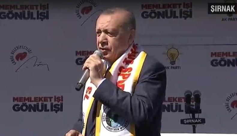 Erdoğan Şırnak'ta: Şu güzel binaları sizler için yaptık mı?