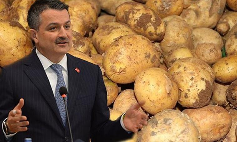 Bakan Pakdemirli'den 'patates yasağı' açıklaması