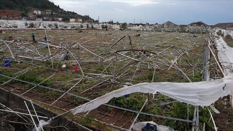 Afet mağduru çiftçiye hasar tazminatı