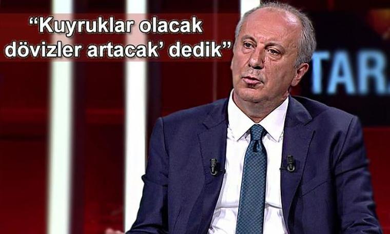 Muharrem İnce: Türkiye’de soğan kuyruğu var