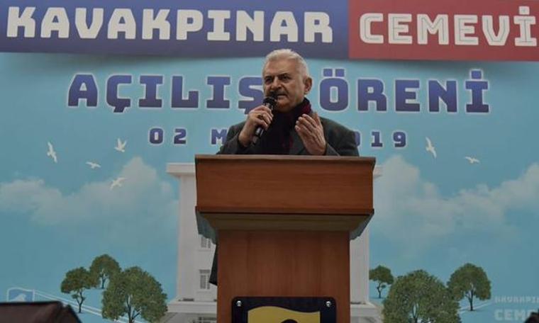 Binali Yıldırım cemevi açılışına katıldı