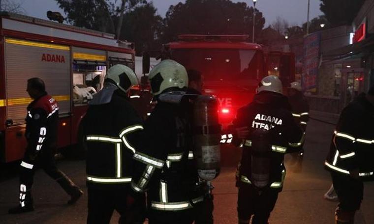 Adana'da üniversite hastanesinde korkutan yangın