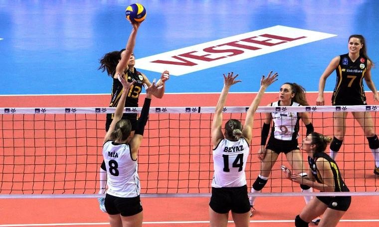 Vakıfbank Beşiktaş’a set vermedi