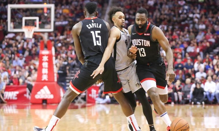 Harden'dan Spurs potasına 61 sayı