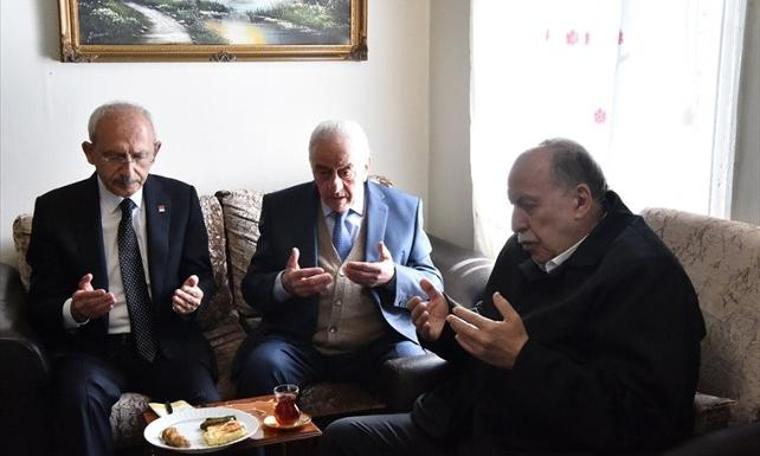 Kılıçdaroğlu'ndan şehit ailesine taziye ziyareti (24.03.2019)