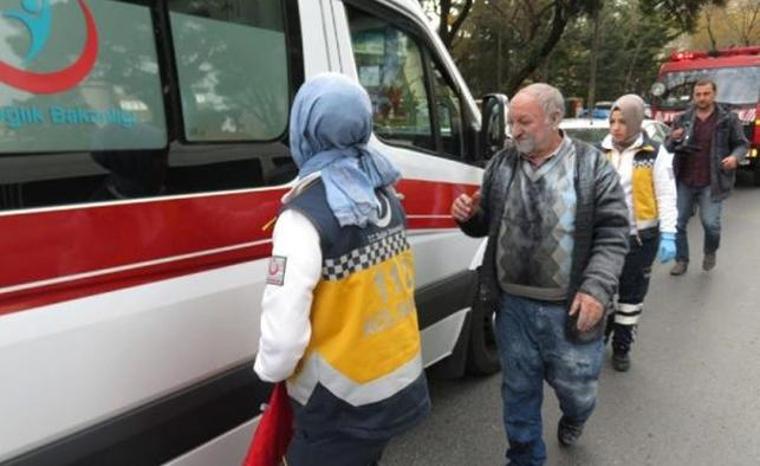 Faciadan dönüldü! Kadıköy'de öğrenci servisinde yangın