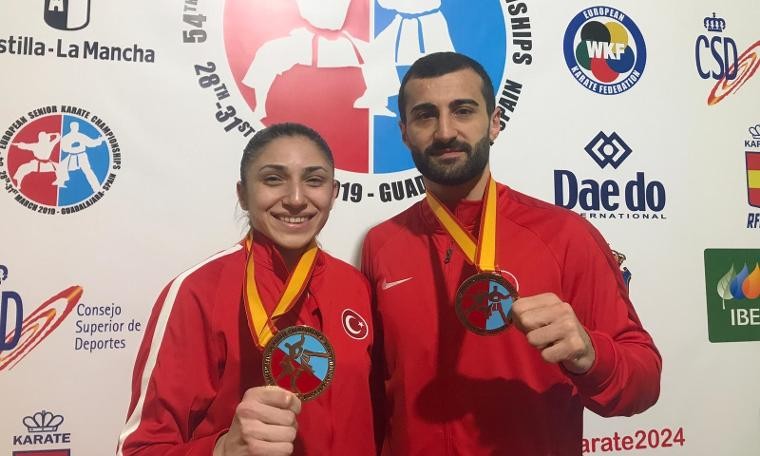 Millerden Avrupa Karate Şampiyonası'nda 9 madalya