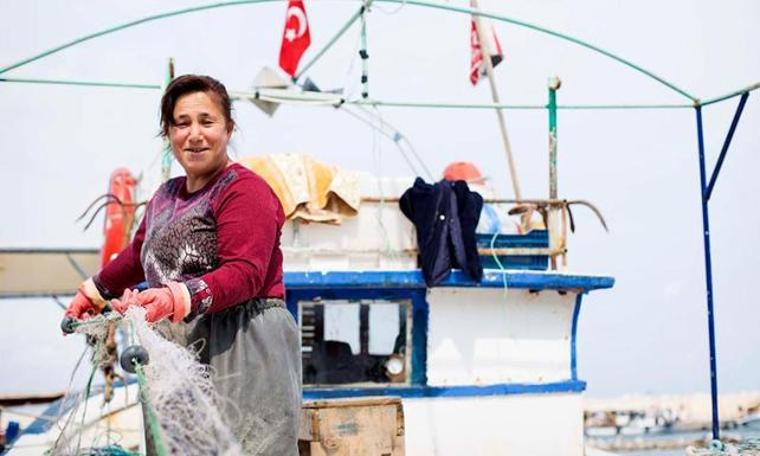 Kursa katılan 18 Mersinli kadın balıkçı: Gücümüzün farkına vardık