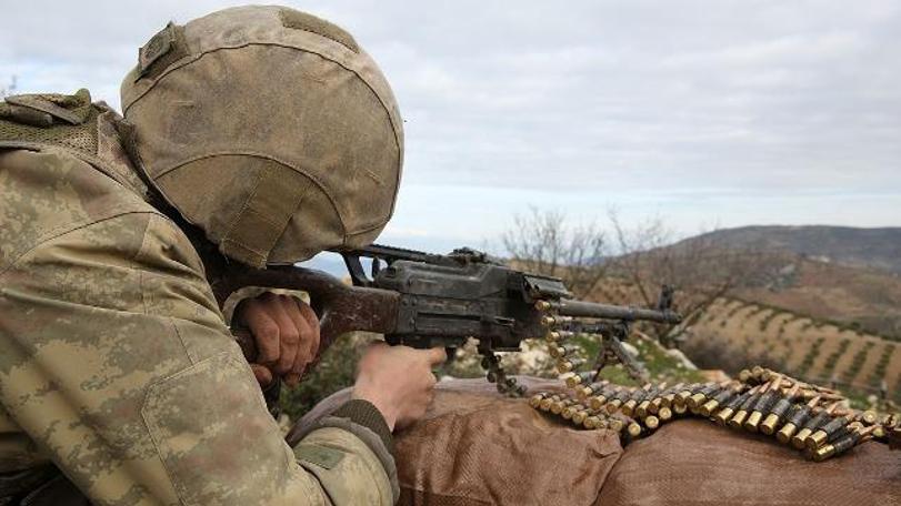 Afrin'deki taciz ateşine karşılık verildi