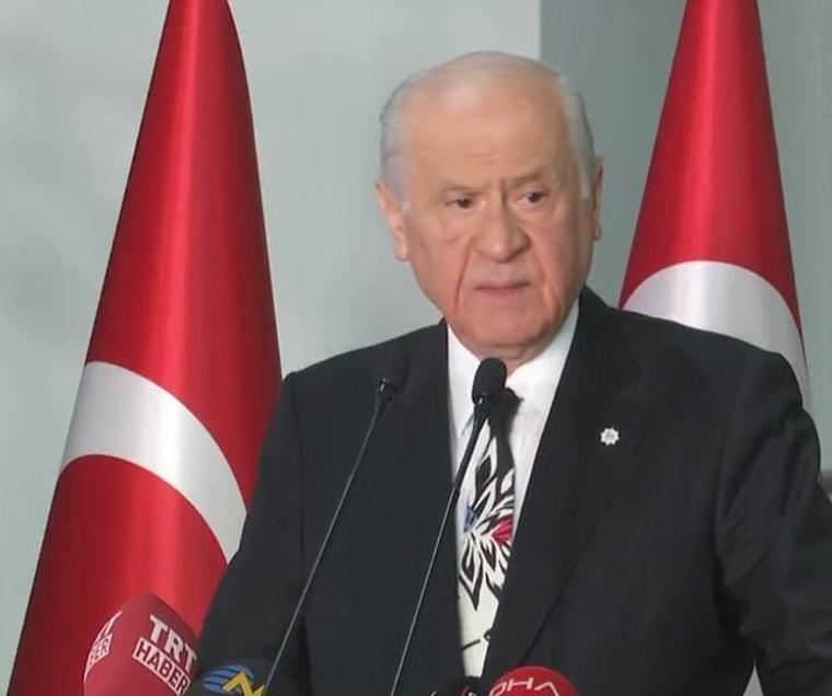 Devlet Bahçeli açıklama yapıyor