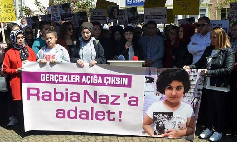 Rabia Naz için adalet istediler