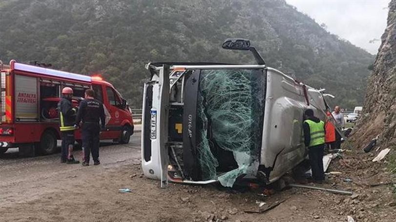 Antalya'da korkunç kaza (17.04.2019)