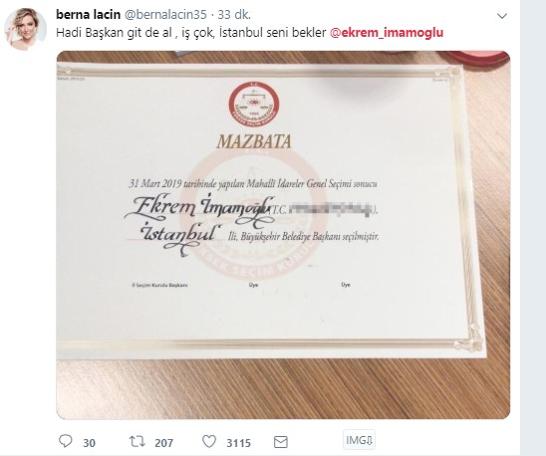 Ünlülerden Ekrem İmamoğlu'na destek mesajları