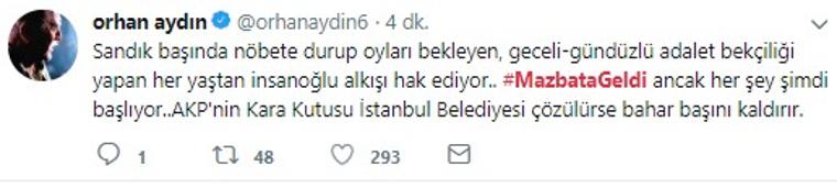 Ünlülerden Ekrem İmamoğlu'na destek mesajları