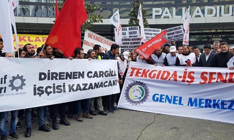 Cargill işçisi 1 yıldır direniyor