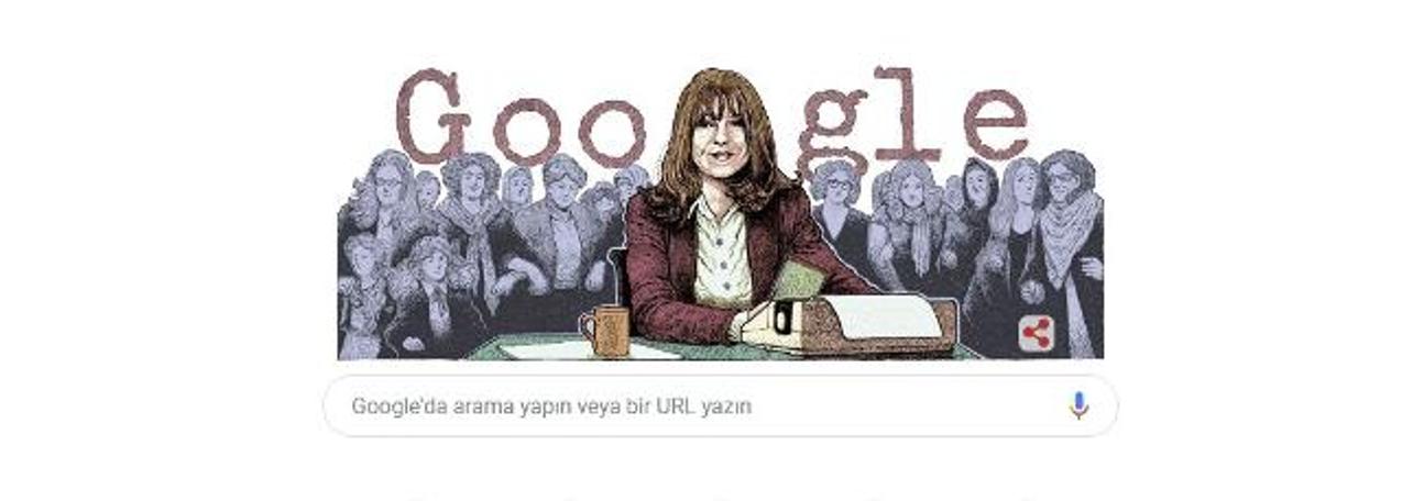 Google'dan Duygu Asena için doodle