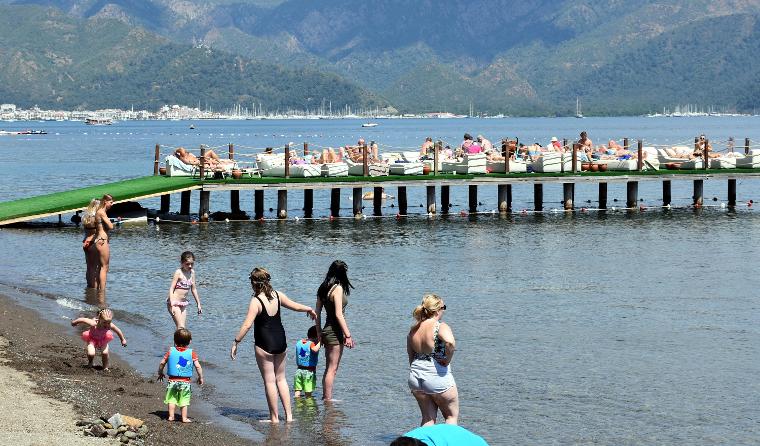 Marmaris'te güzel hava keyfi