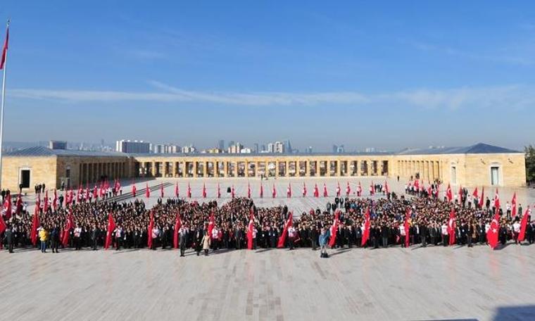 Devlet erkanından Anıtkabir ziyareti (23.04.2019)