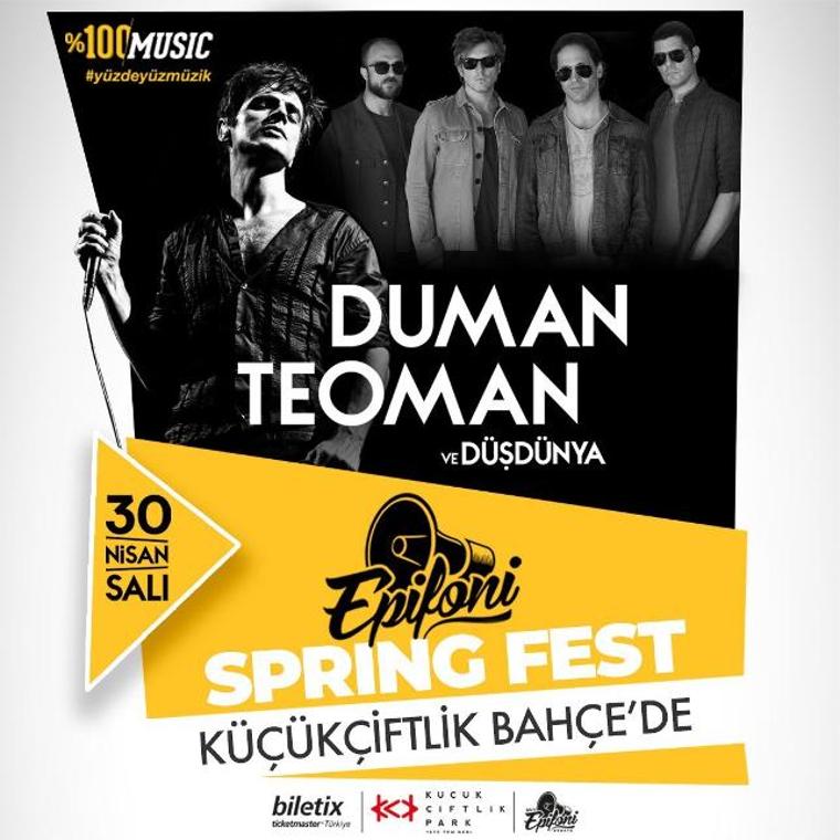 Epifoni Spring Fest 30 Nisan’da KüçükÇiftlik Bahçe’de